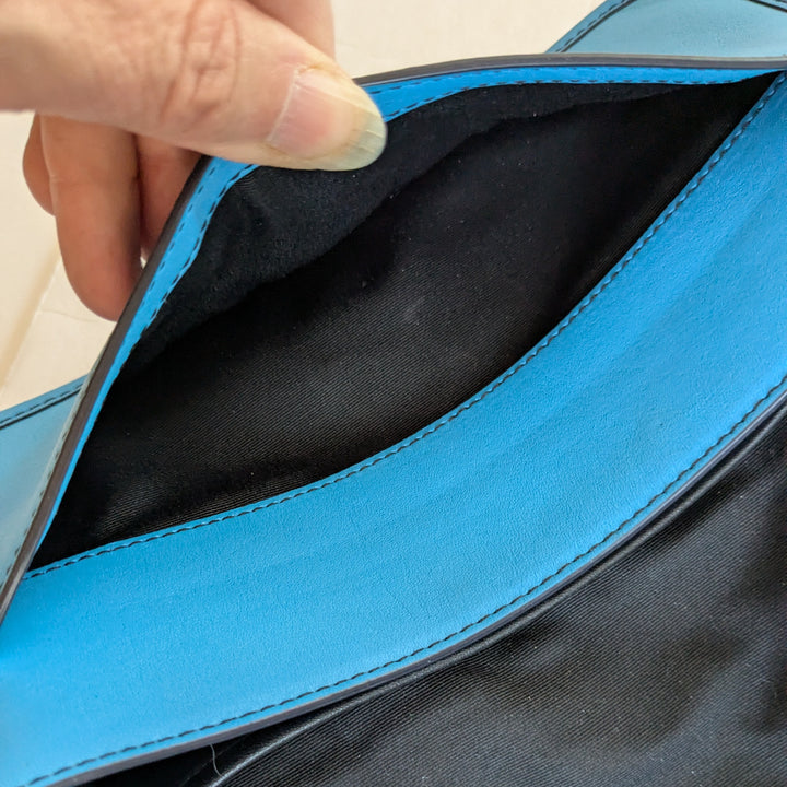 Coach Blue Leather Crossbody