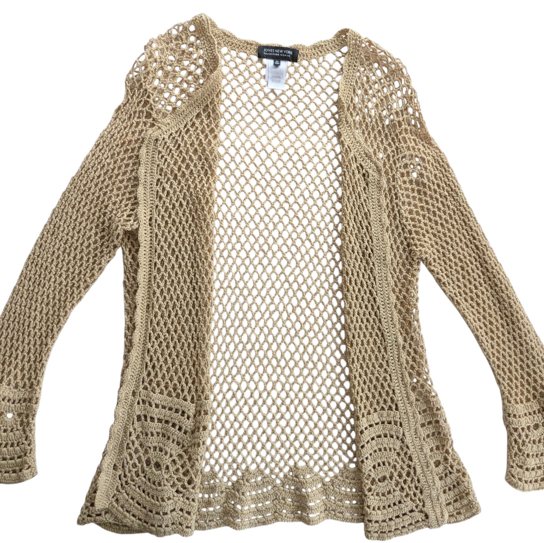Jones New York Open Weave Cardigan Size 0X