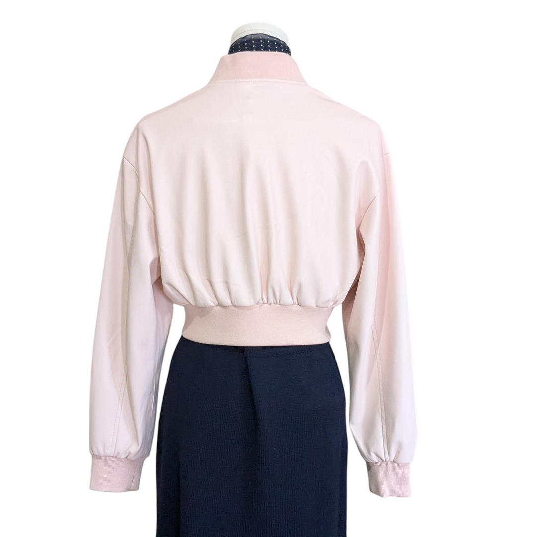 LAMARQUE Faux Leather Bomber Jacket Size XS