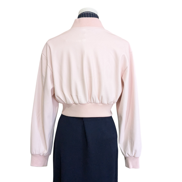 LAMARQUE Faux Leather Bomber Jacket Size XS
