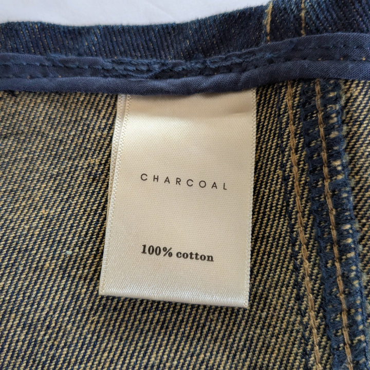 Charcoal Denim Corset Size Large NWT