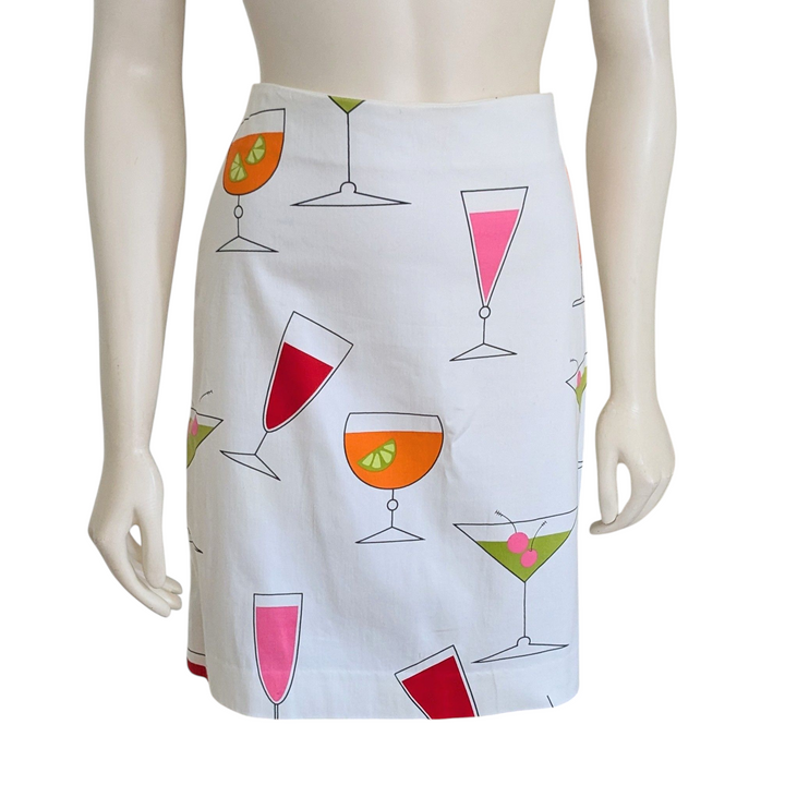Randi M Print Pencil Skirt Size 4