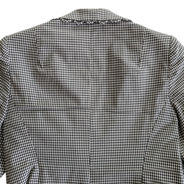 Nanette Lepore Gingham Check Blazer Size 4