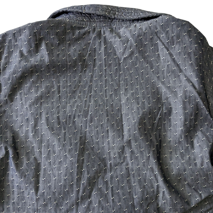 Sultry Touch Quilted Chambray Blazer Size XL