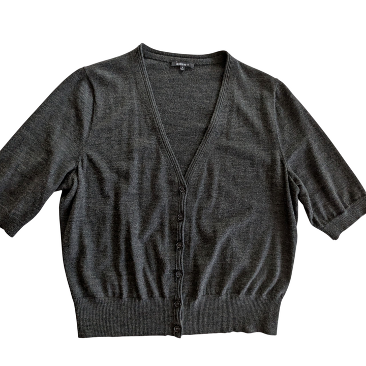 Lafayette 148 Short Sleeve Cardigan Size Large