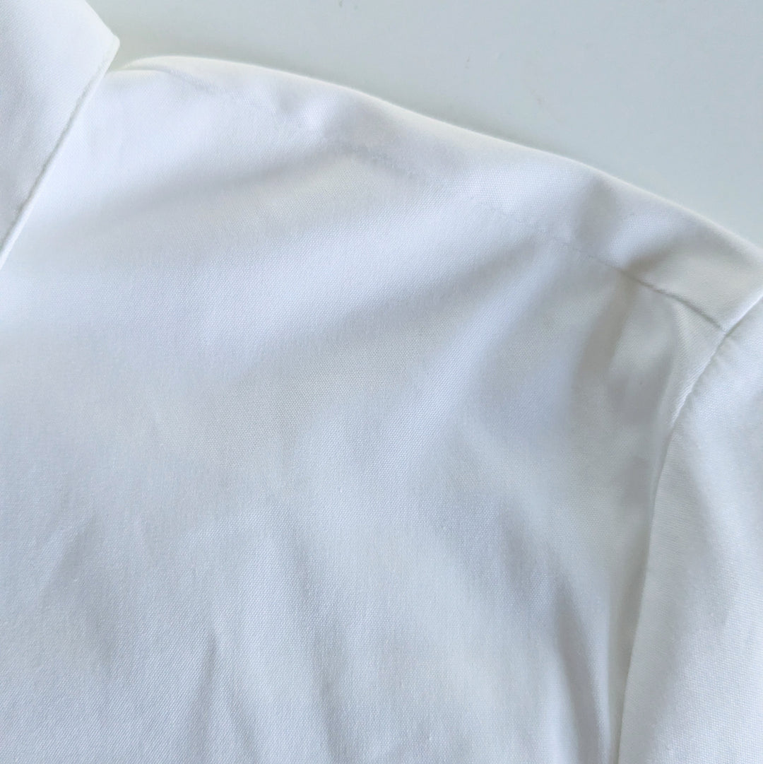 Theory Cropped Button Down Shirt Size Small