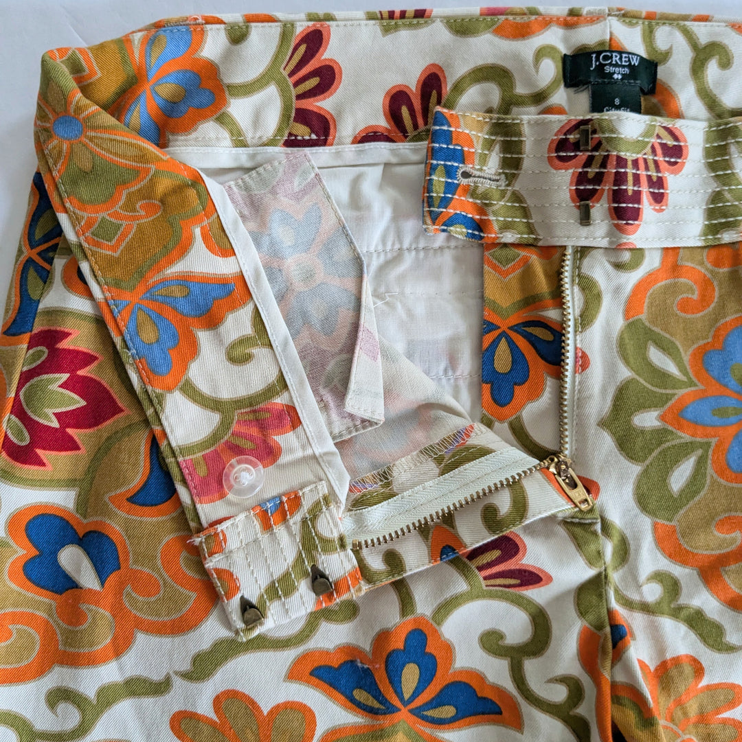 J. Crew City Fit Cropped Pants Size 8