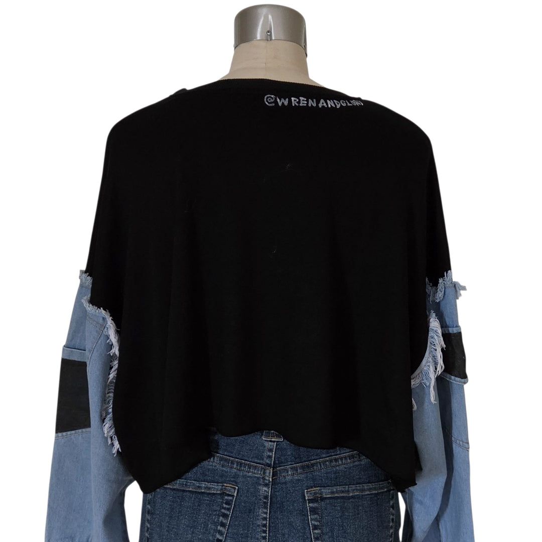 Wren & Glory Upcycled Top Size Large