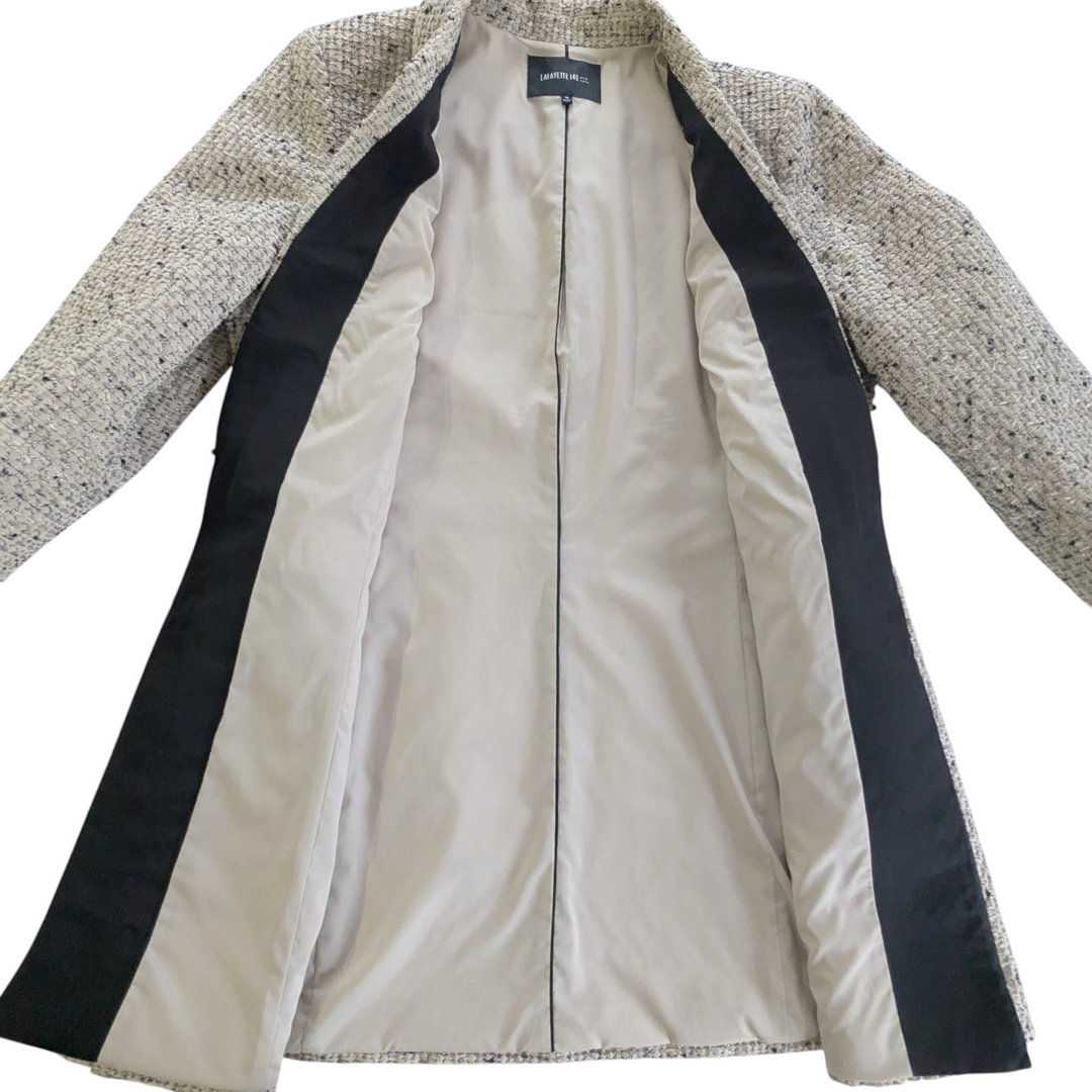 Lafayette 148 Tweed Top Coat Size 16