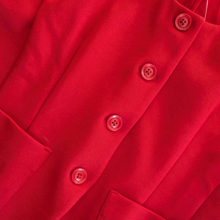 Anthropologie Maeve Scoop Neck Cut Away Blazer Size Medium NWT