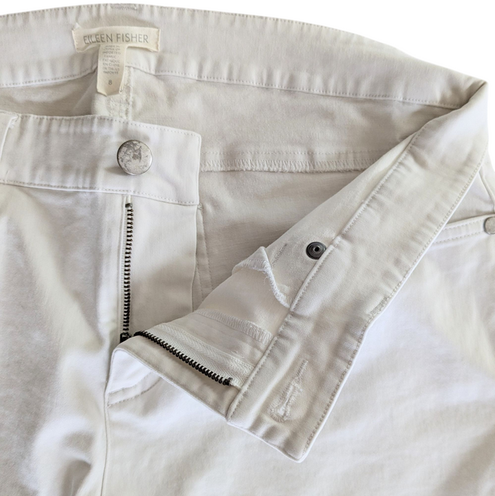Eileen Fisher White Jeans Size 8