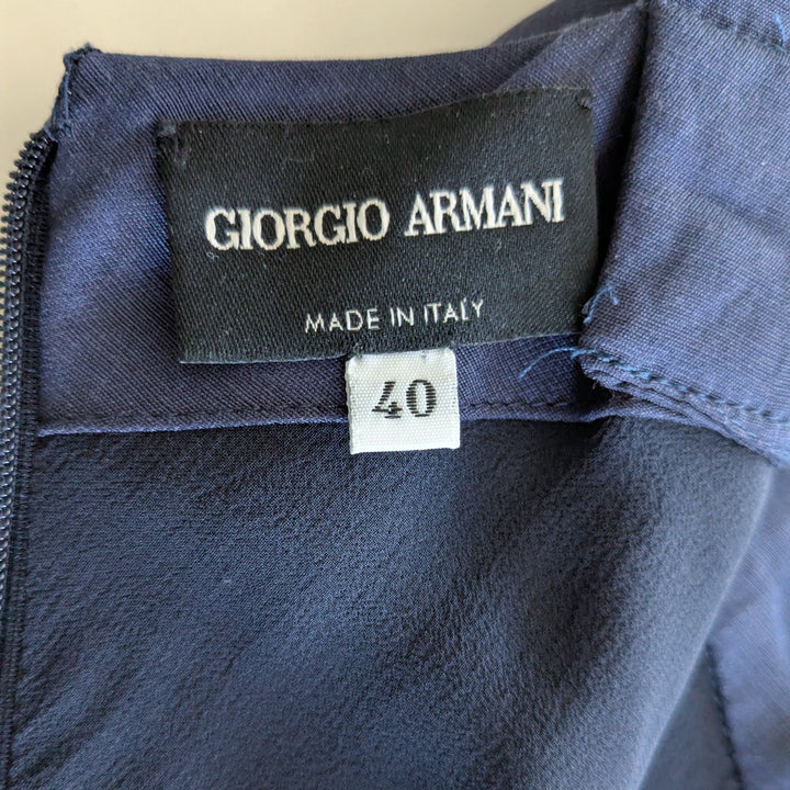 Giorgio Armani Shantung Midi Dress Size 40
