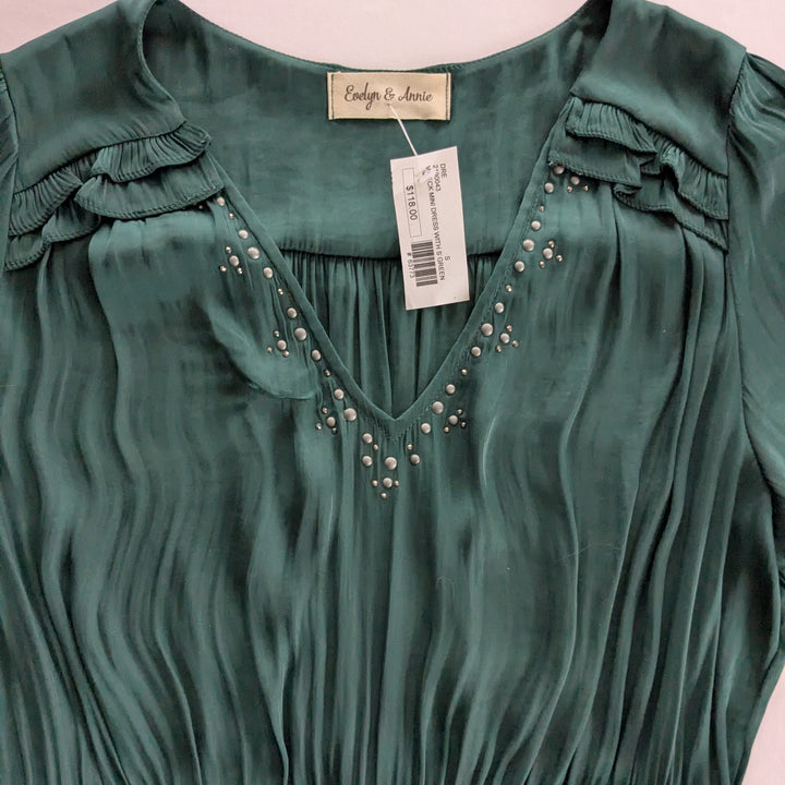 Evelyn & Annie Dark Green Mini Dress Size Small