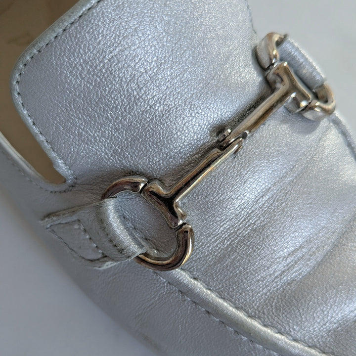 Paul Green Daphne Silver LLoafers Size 8