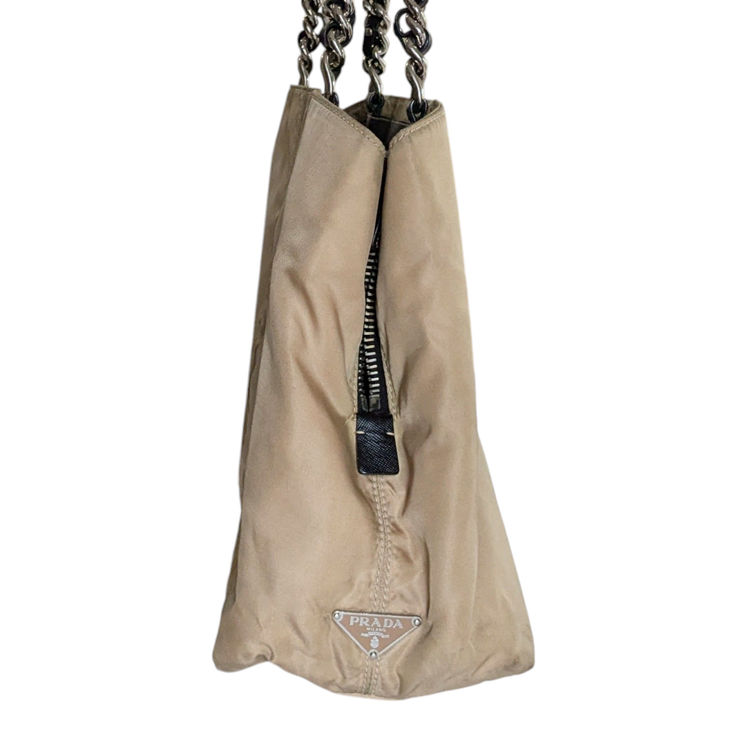 Prada Tessuto Chain Shoulder Bag