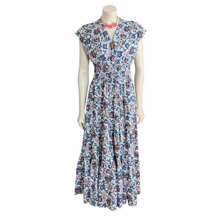 10 Crosby Derek Lam Fatima Tiered Maxi Dress Size 6