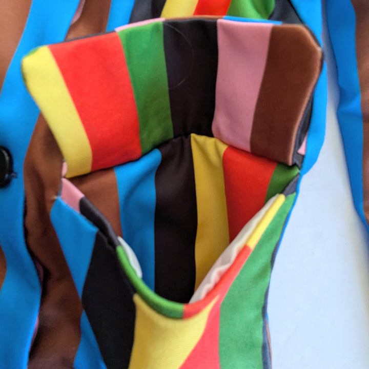 Striped Blazer Size Medium