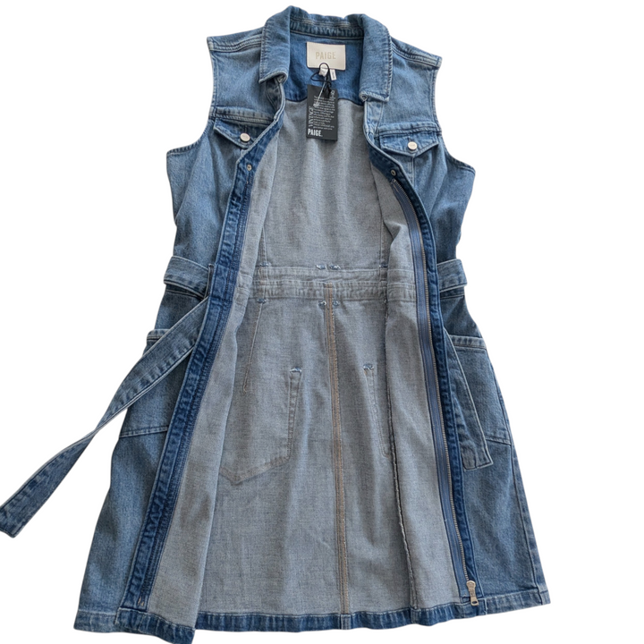 Paige Kelsee Denim Dress Size 10 NWT