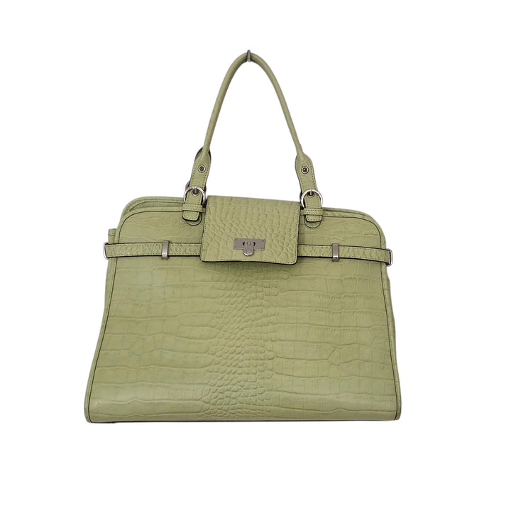 Kesslord Camilia Embossed Leather Satchel