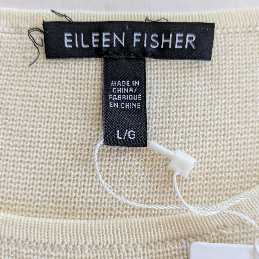 Eileen Fisher Roundneck Boxy Sweater Size Large NWT