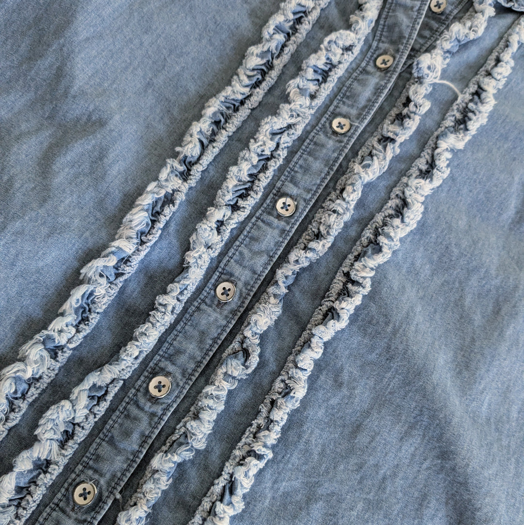 Anthropologie Pilcro Juni Chambray Shirt Size 1X