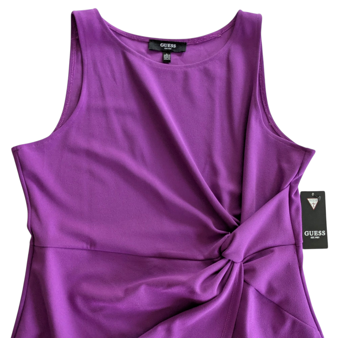 Guess Purple Sheath Dress Size Large