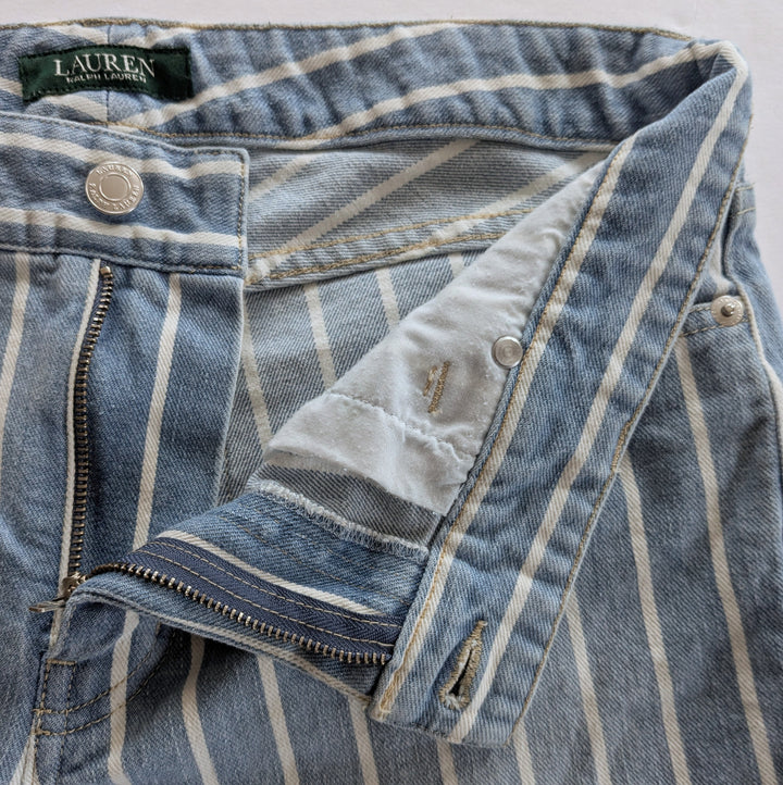 Lauren Ralph Lauren Striped Jeans Size 8