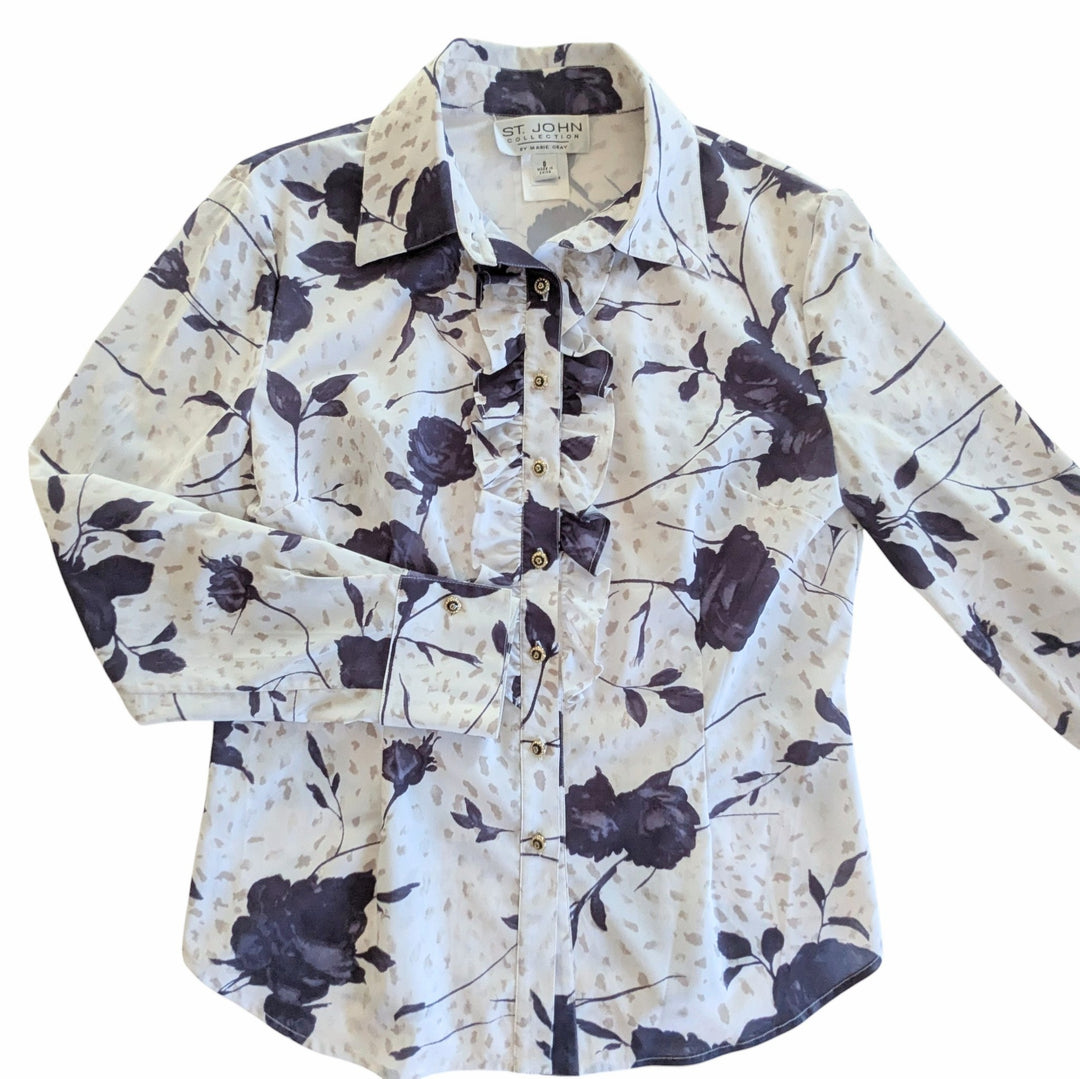 St John Blouse Size 6