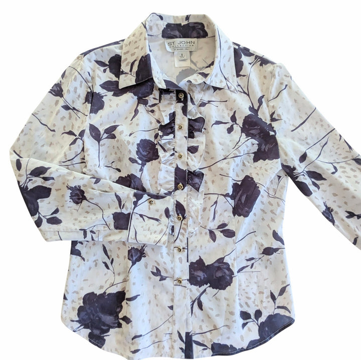 St John Blouse Size 6