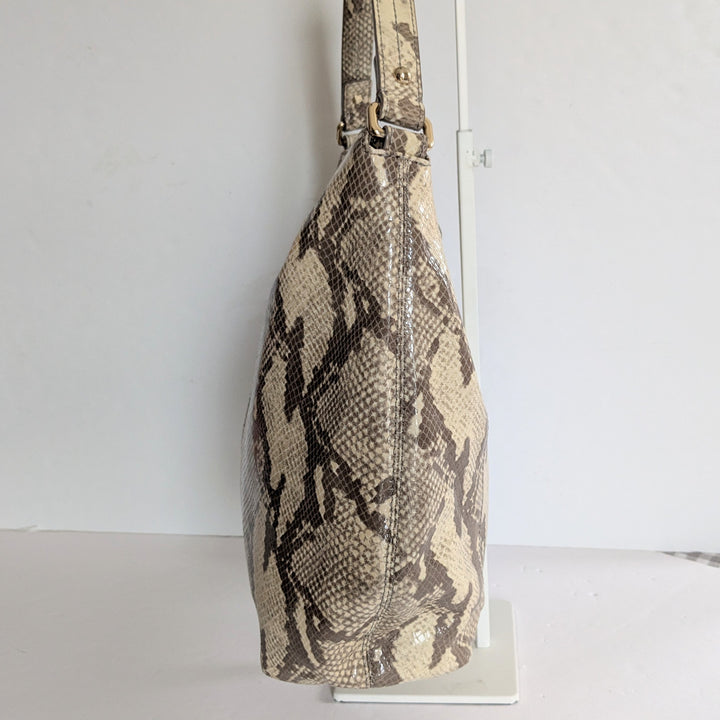 Kate Spade Snake Print Leather Hobo bag