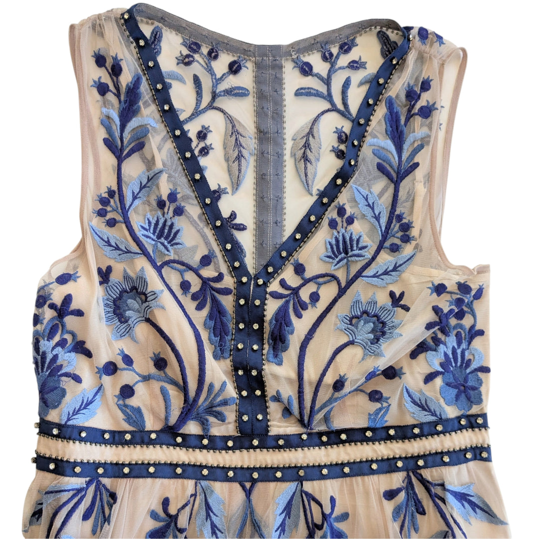 Anthropologie Moulinette Soeurs Willow Park Beaded Dress Size 6