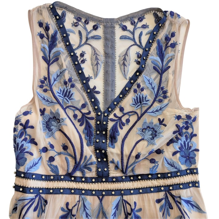 Anthropologie Moulinette Soeurs Willow Park Beaded Dress Size 6