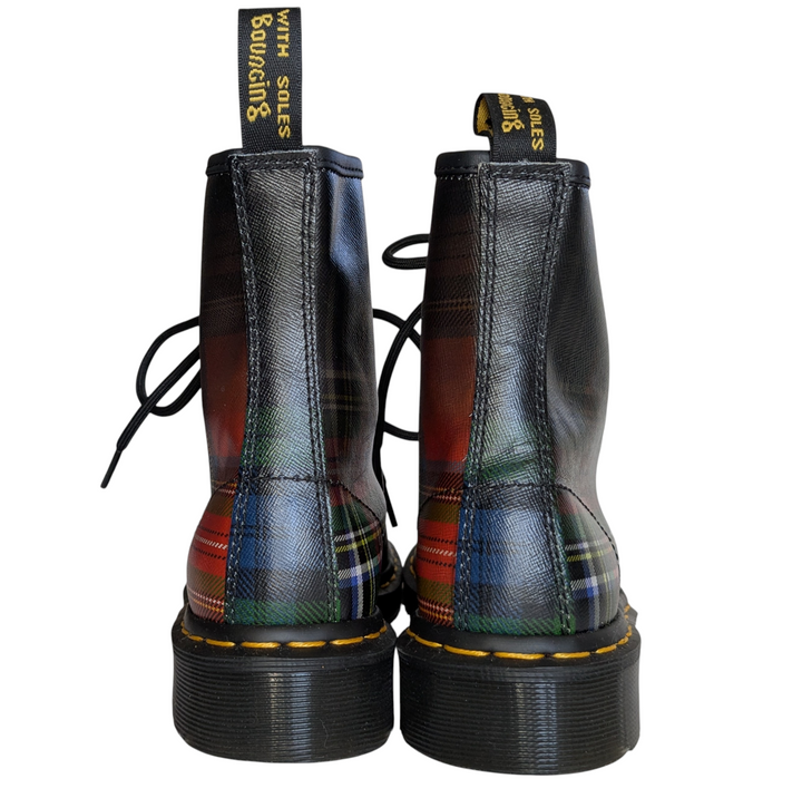 Dr Martens 1460 Tartan Plaid Boots Size 6