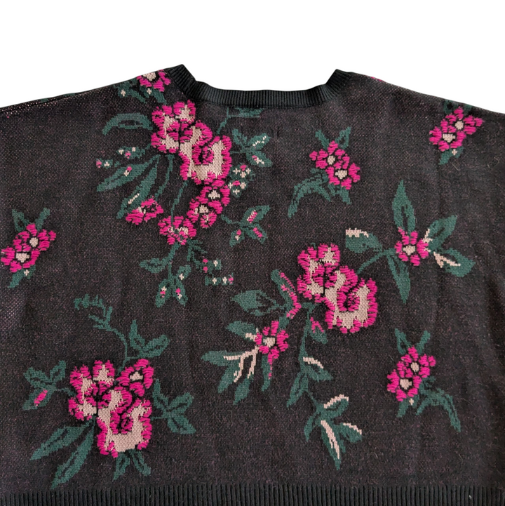 Anthropologie Maeve Floralinda Cropped Sweater Size XL