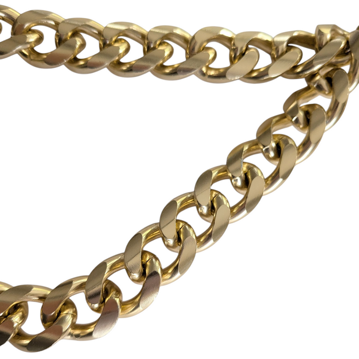 Gold Oversized Link Chain Belt