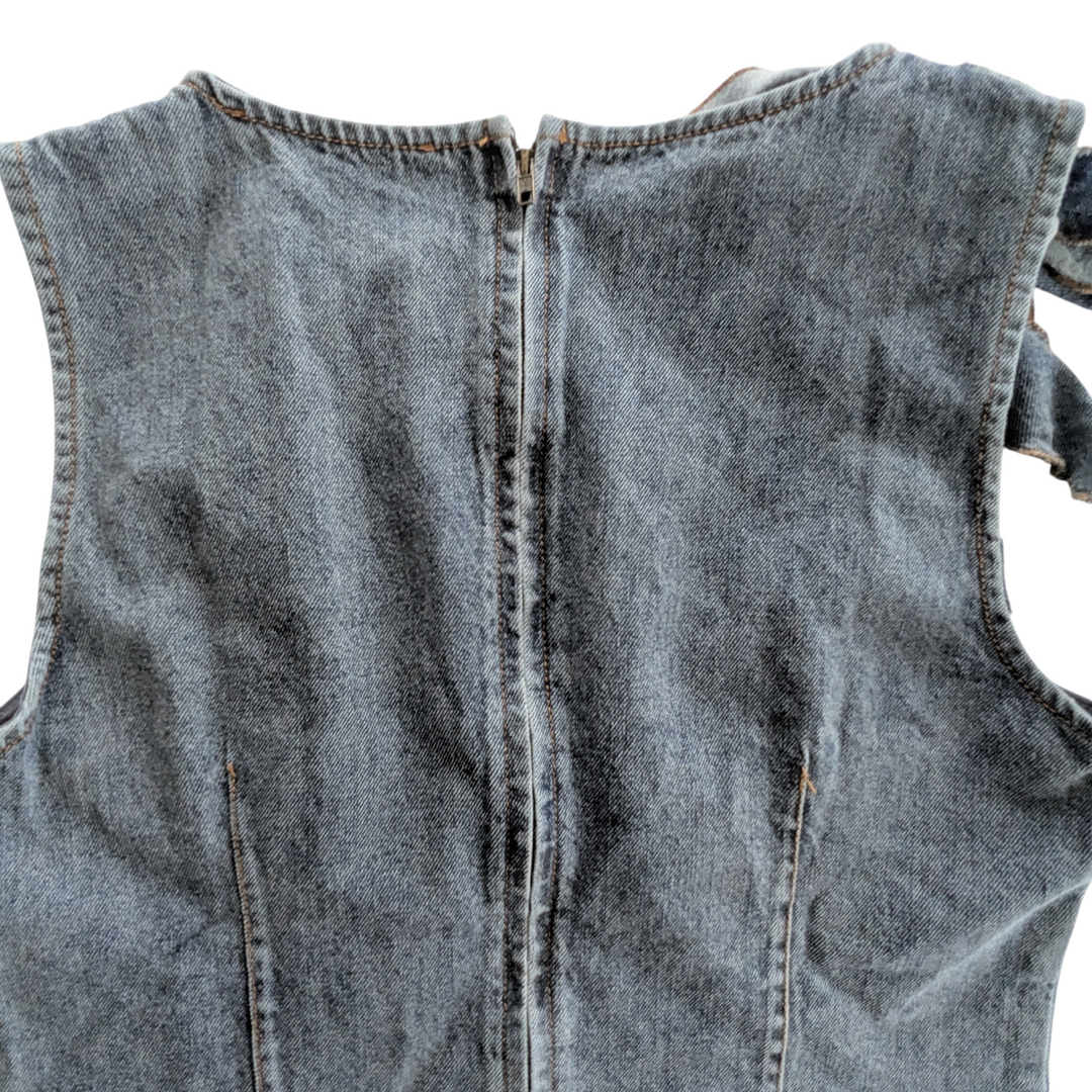 Lioness Rendezvous Denim Top Size Large