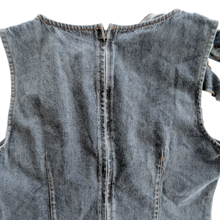 Lioness Rendezvous Denim Top Size Large