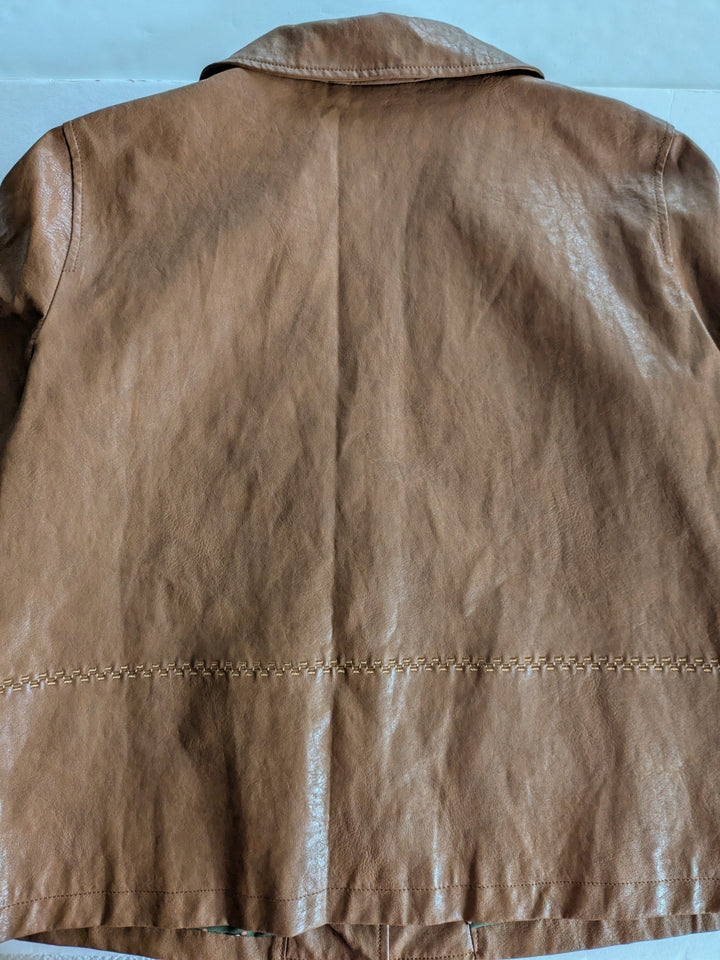 Anthropologie Hayden Faux Leather Jacket Size Small