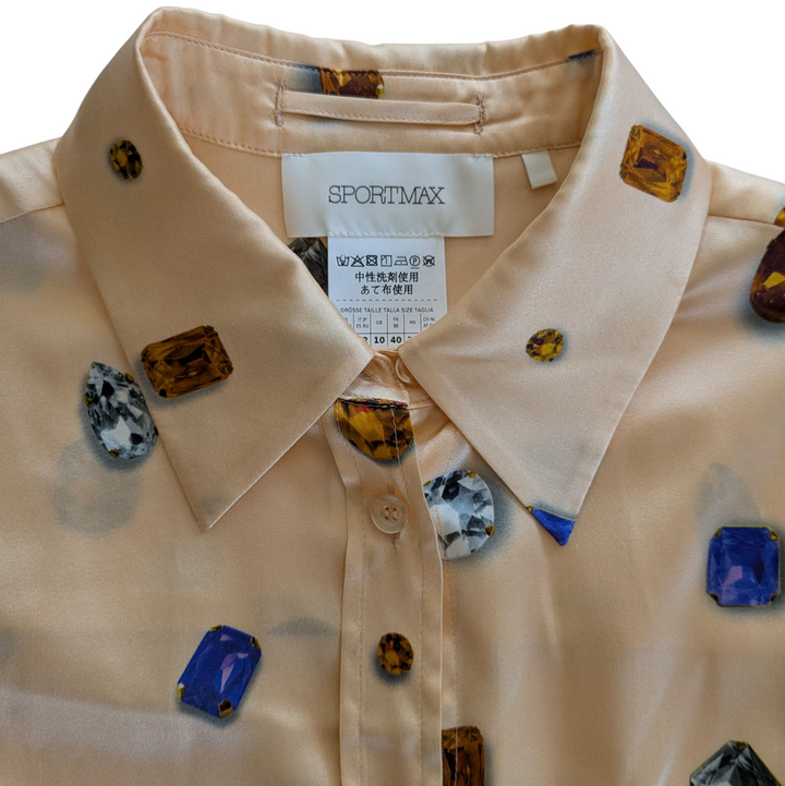Sportmax by Max Mara Silk Blouse Size 8