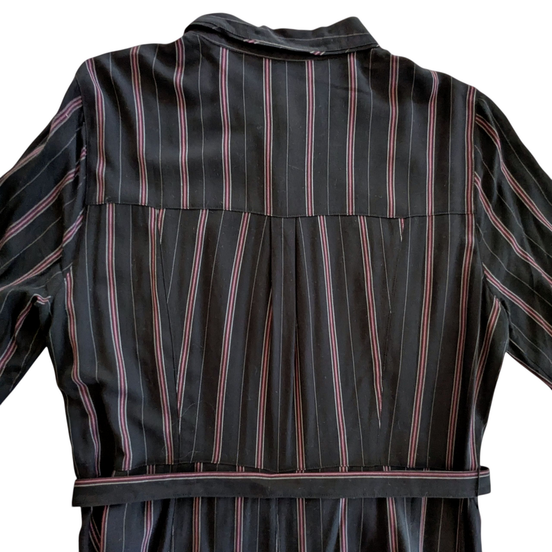 Paige Nayven Striped Maxi Dress Size Large