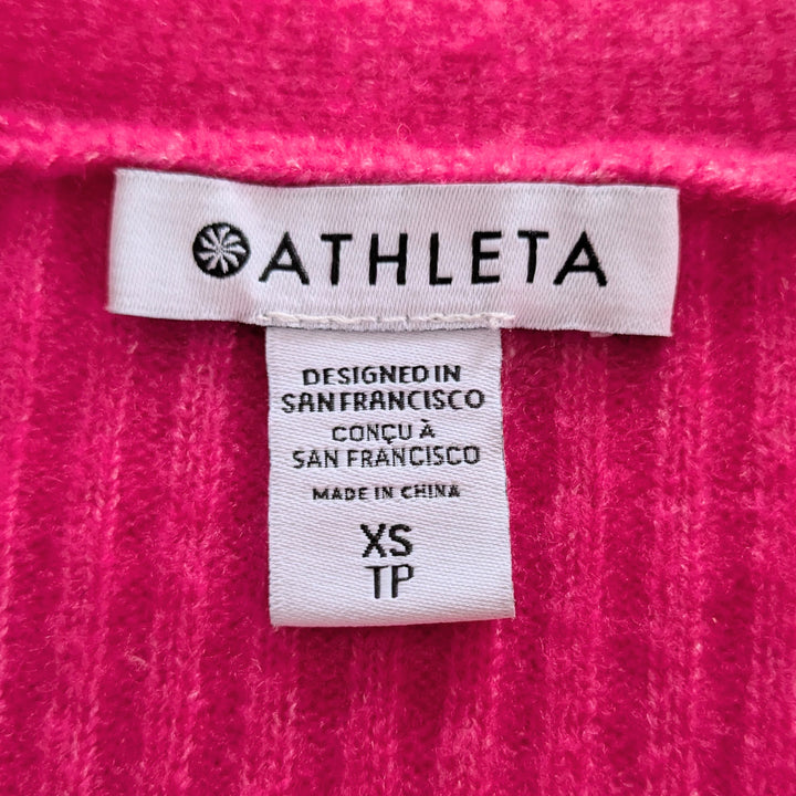 Athleta Hot Pink Sweater Size XS
