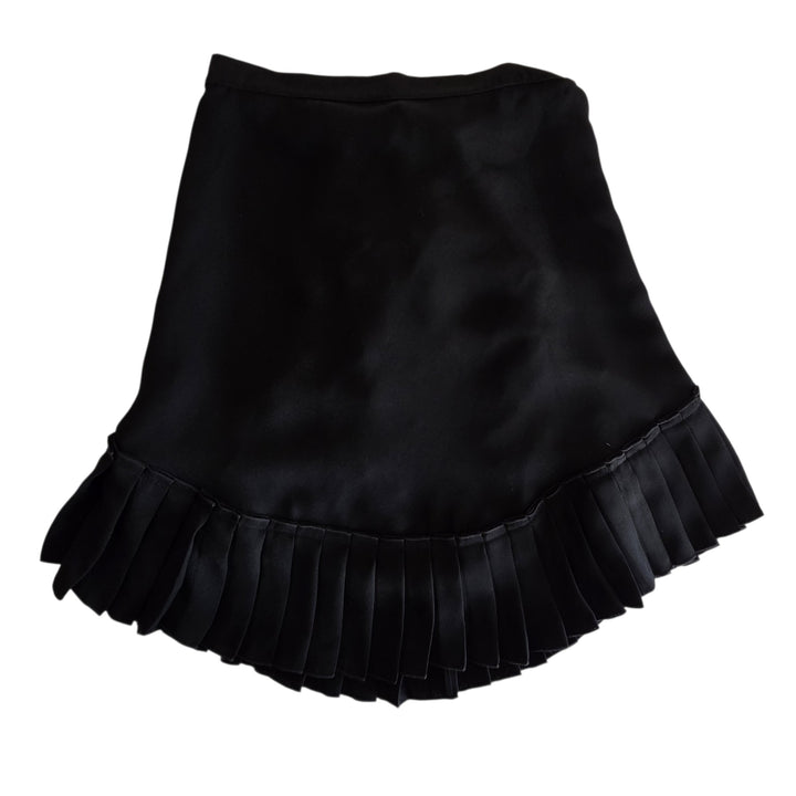 Calvin Tran Pleated Wrap Skirt Size Medium