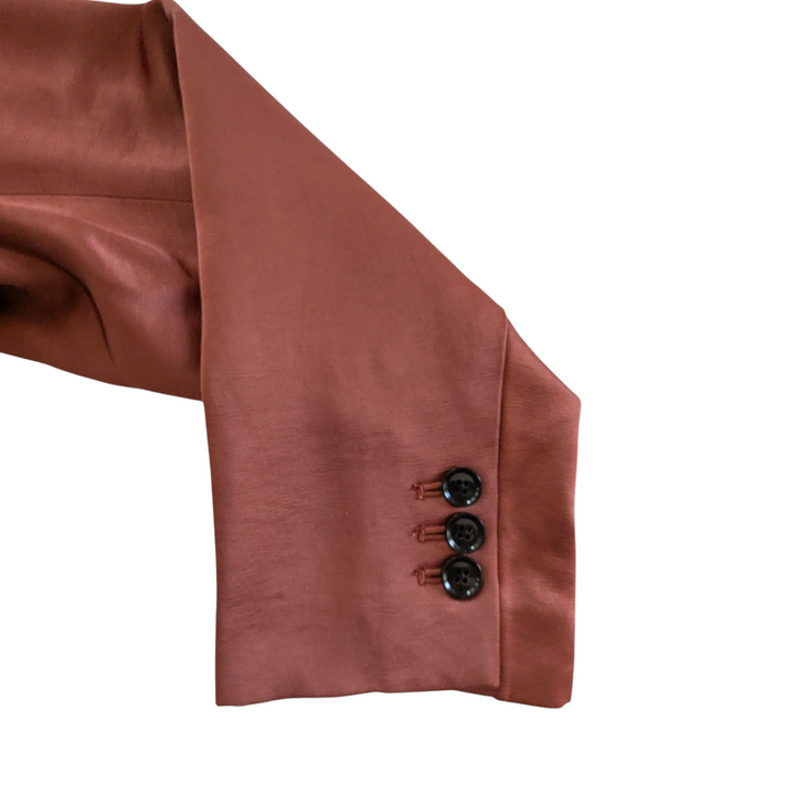 Banana Republic Long Lean Satin Blazer Size 12P