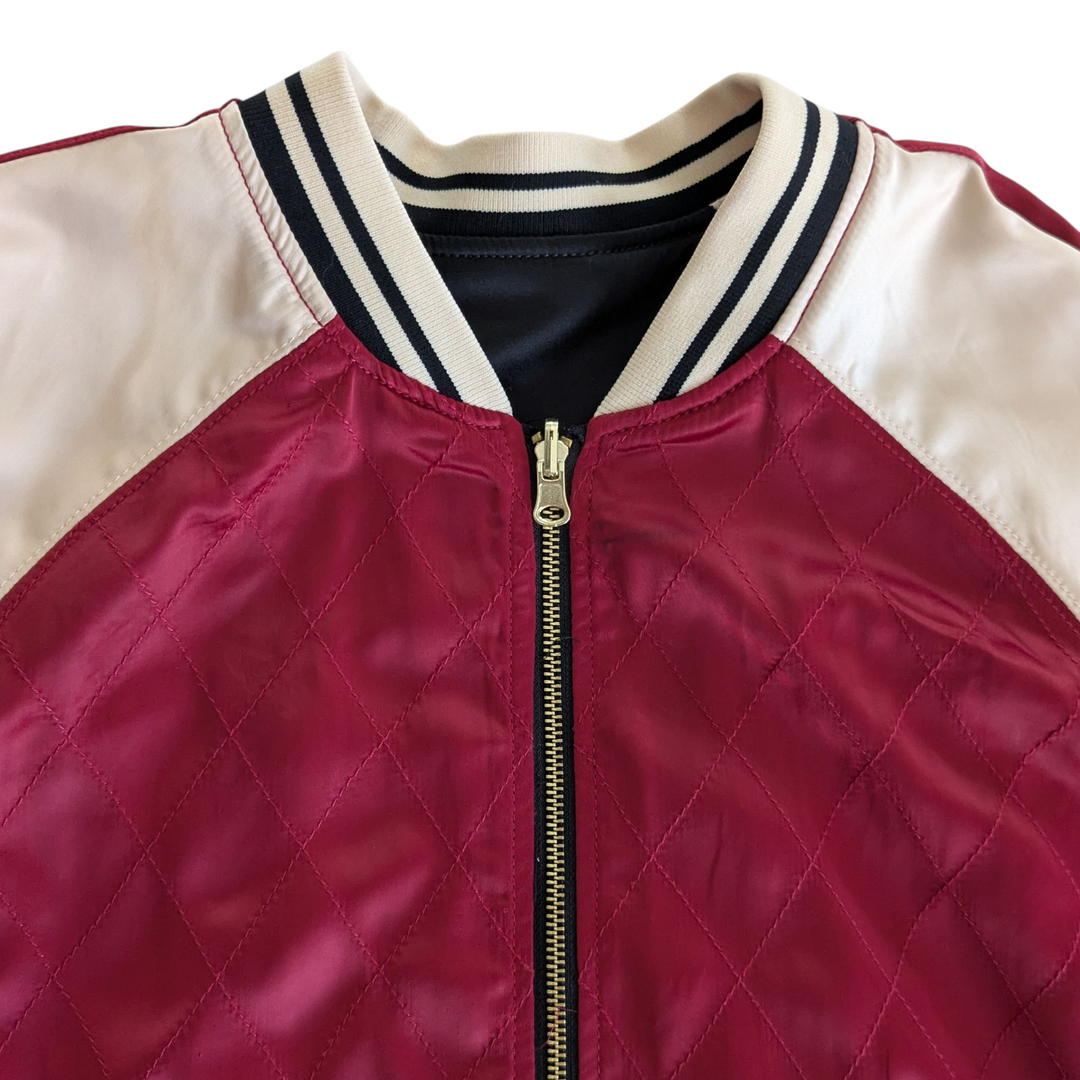 Express Reversible Satin Jacket Size Large