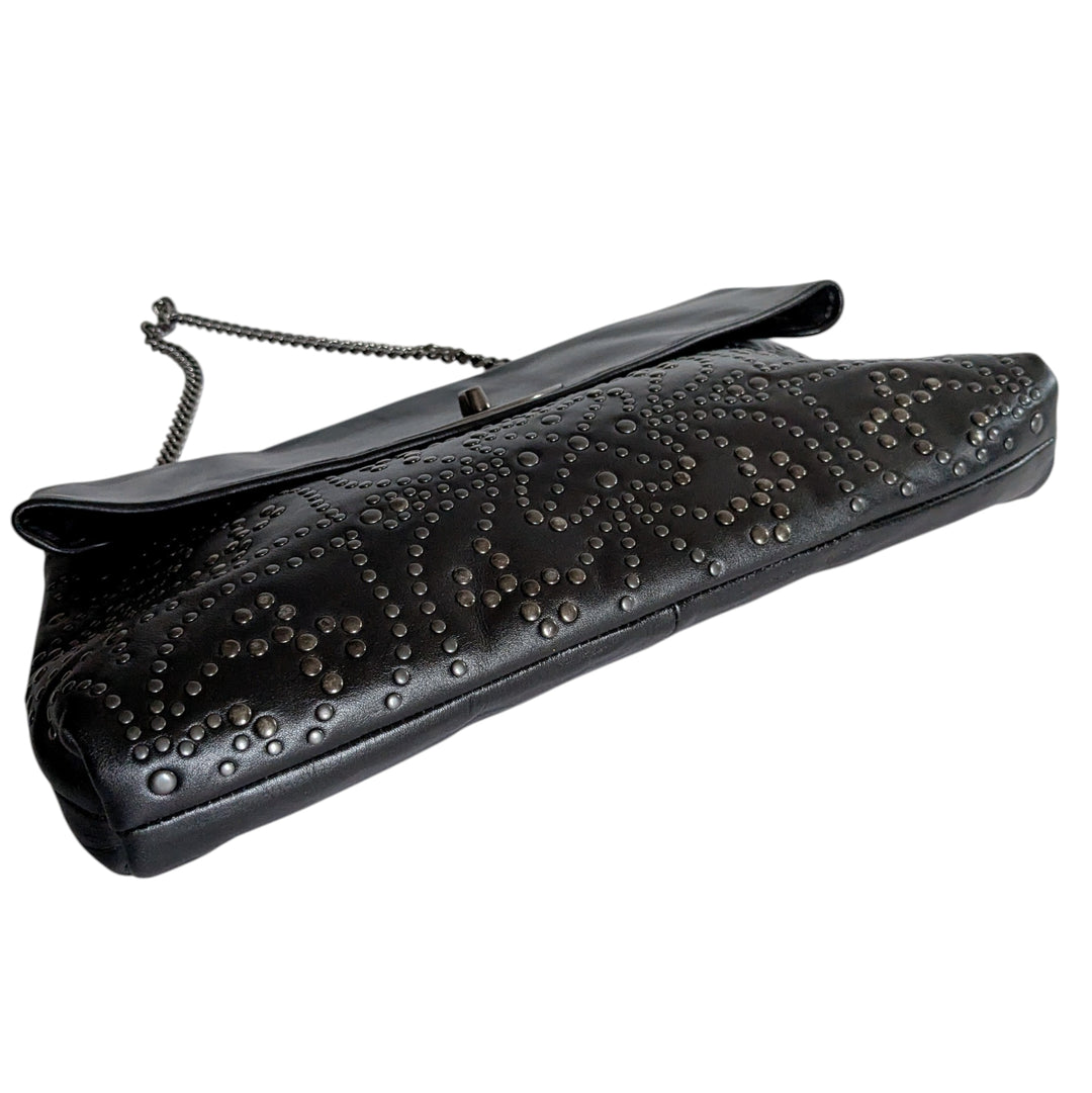 Coach Mini Stud Large Leather Clutch