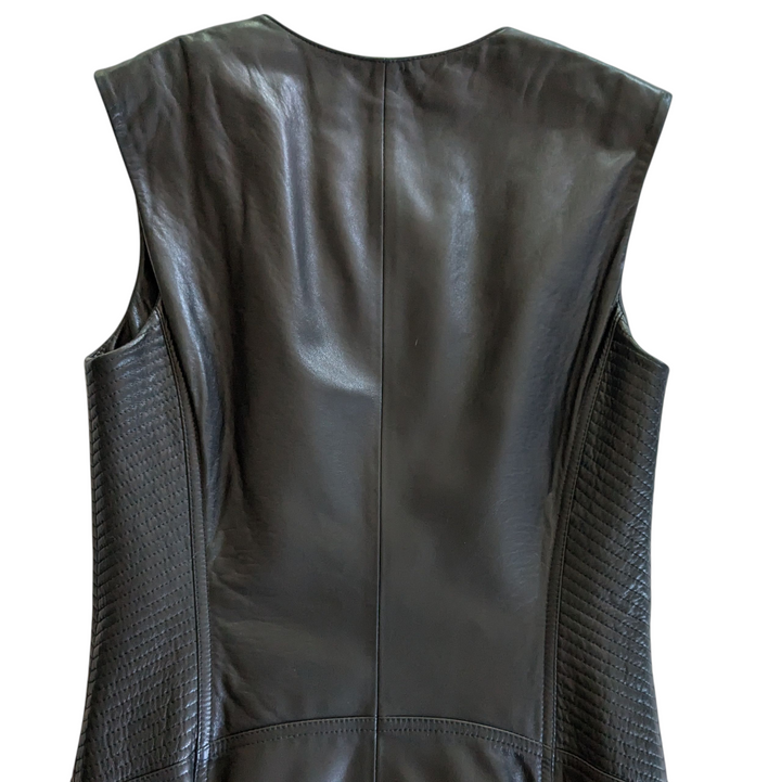 Kenneth Cole Leather Dress Size Small