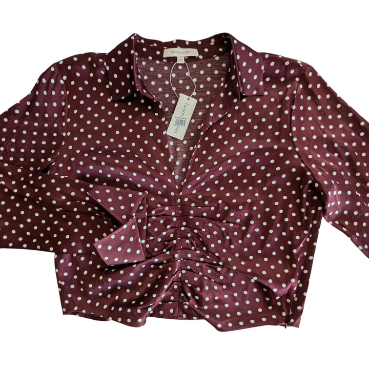 Favorite Daughter Cropped Blouse Size Large