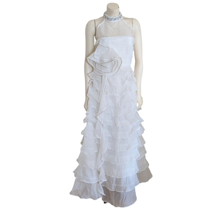 Miss Rosier Anathi Tiered Gown Size Medium NWT