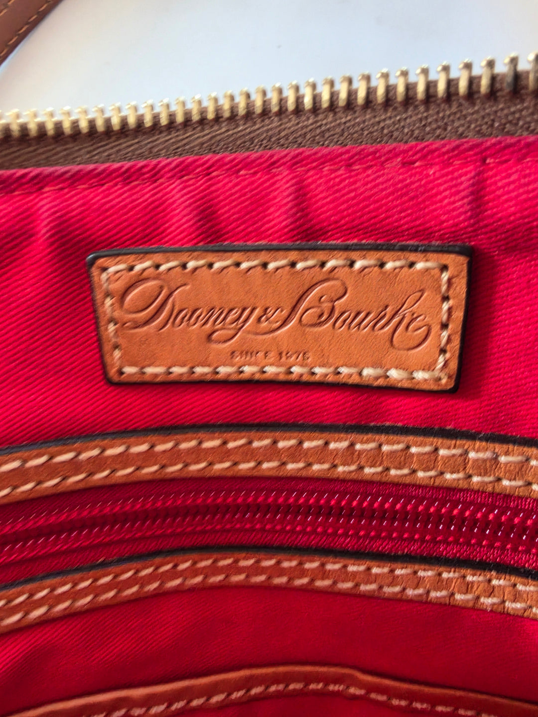 Dooney & Bourke Brown Leather Crossbody