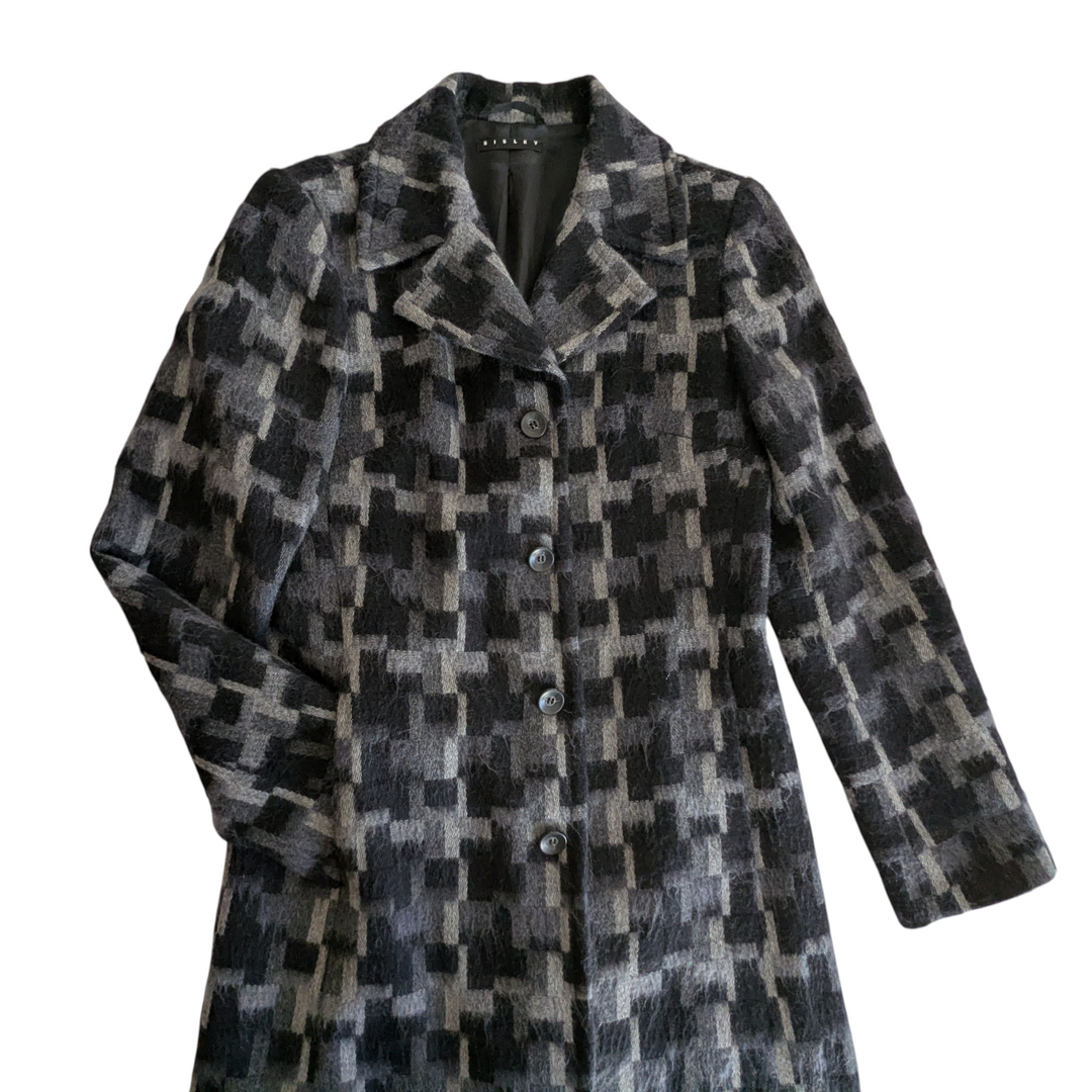 Sisley Wool Blend Coat Size 42